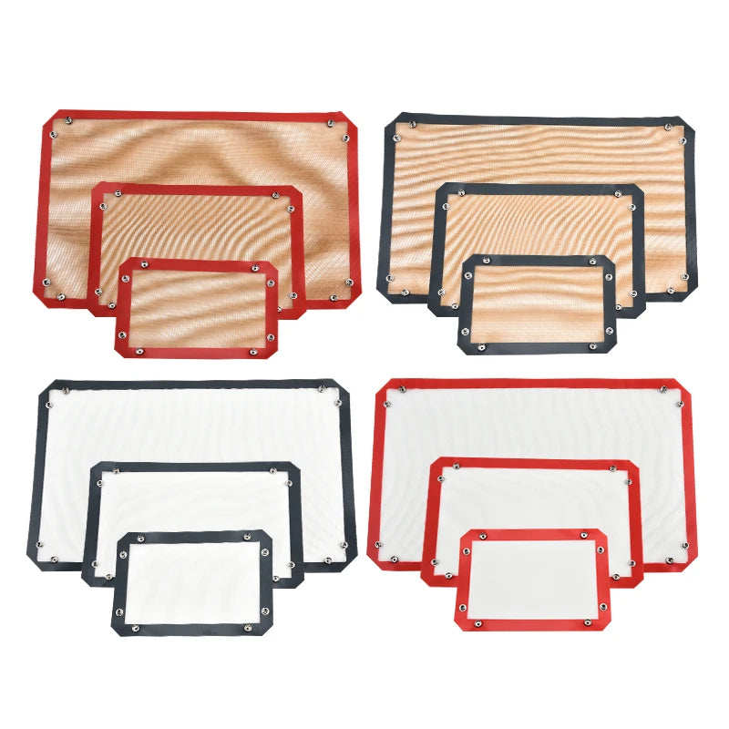 grille cuisson silicone antiadhésive respectueuse environnement moderne beige rouge noir