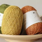 fil tricoter rose bleu gris beige violet vert opale crochet dentelle blanche rustic artisanal
