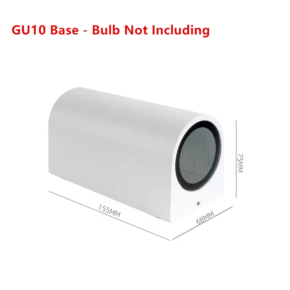 Lampe murale LED moderne aluminium noir blanc fixée mur entrée chambre salle bain 249