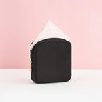 sac main moderne minimaliste vert pastel noir rose blanc beige violet fermeture glissière polyestère