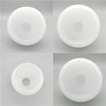 abat jour boule verre blanc moderne opaque 10cm 12.5cm 14.5cm 15cm 16cm 18cm 20cm