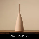 vase decoratif porcelaine moderne minimaliste couleur beige marron brun rouille blanc noir gris