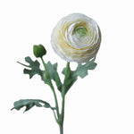 décoration intérieure ranunculus artificiels fleurs soie multicolore blanc crème jaune rouge salon maison