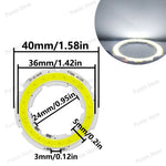 plaque led circulaire concentrique 2w 4w 6w 8w 10w 12w blanc jaune gris moderne