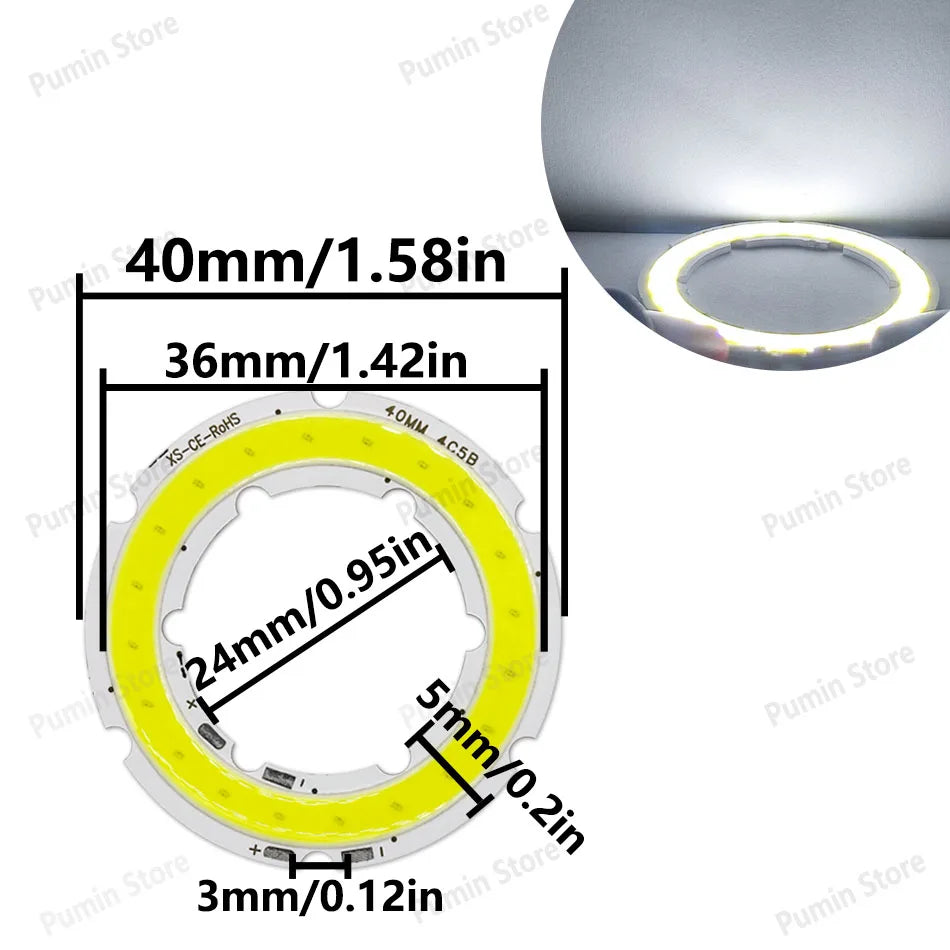 plaque led gris moderne 2w 4w 6w 8w 10w 12w différentes tailises