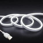 ruban led flexible blanc moderne interrupteur tactile usb adaptable 3000k 6000k minimaliste étanche décorationintérieur/extérieur