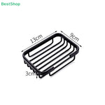 porte savon mural noir doré blanc moderne minimaliste grille adhésif salle bain