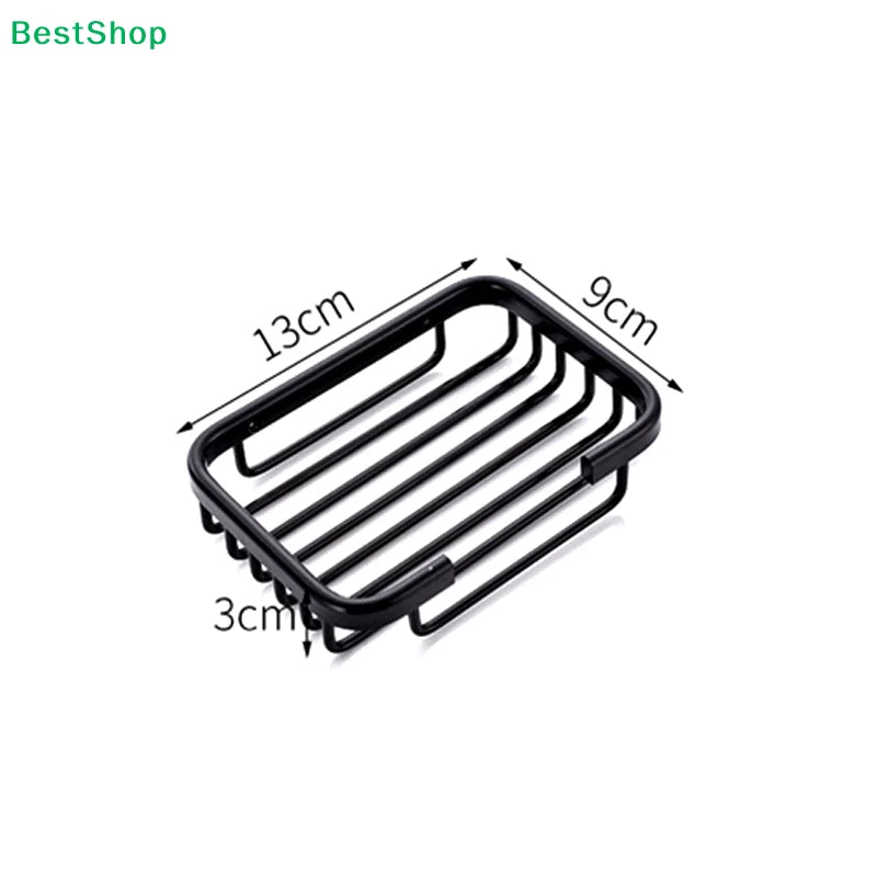 porte savon mural noir doré blanc moderne minimaliste grille adhésif salle bain