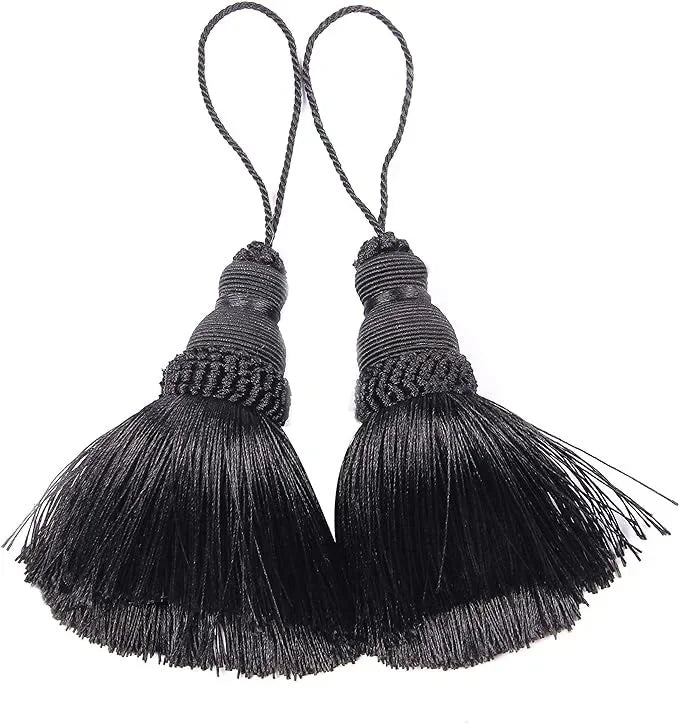 pompon porte couleur beige noir marron gris rose bohème chic décoration maison textile polyester