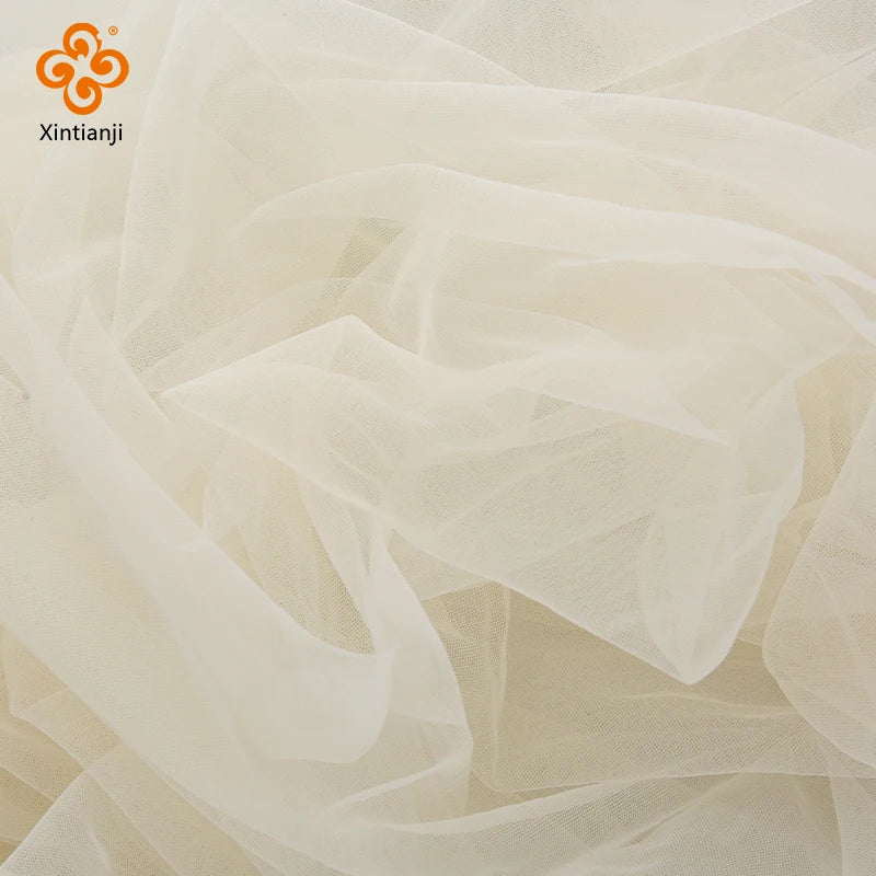 tulle fin élégant blanc beige marron clair bridal veil decoration mariage