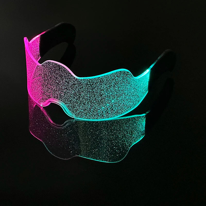 masques lumineux pailletés couleurs vert rose jaune bleu occasion fête anniversaire mariage