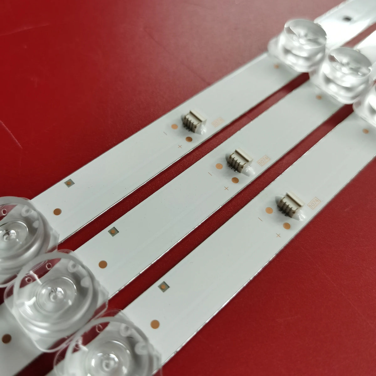 bande led lumières blanc moderne 738mm fixations 15pcs téléviseur