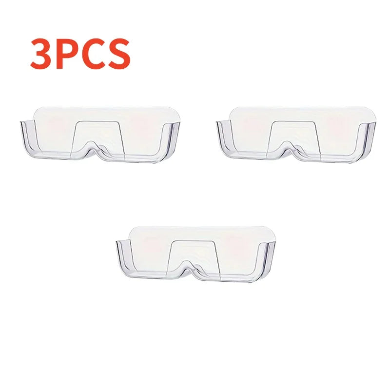 rangement lunettes adhésif transparent moderne boîte pièce PVC respectueux environnement