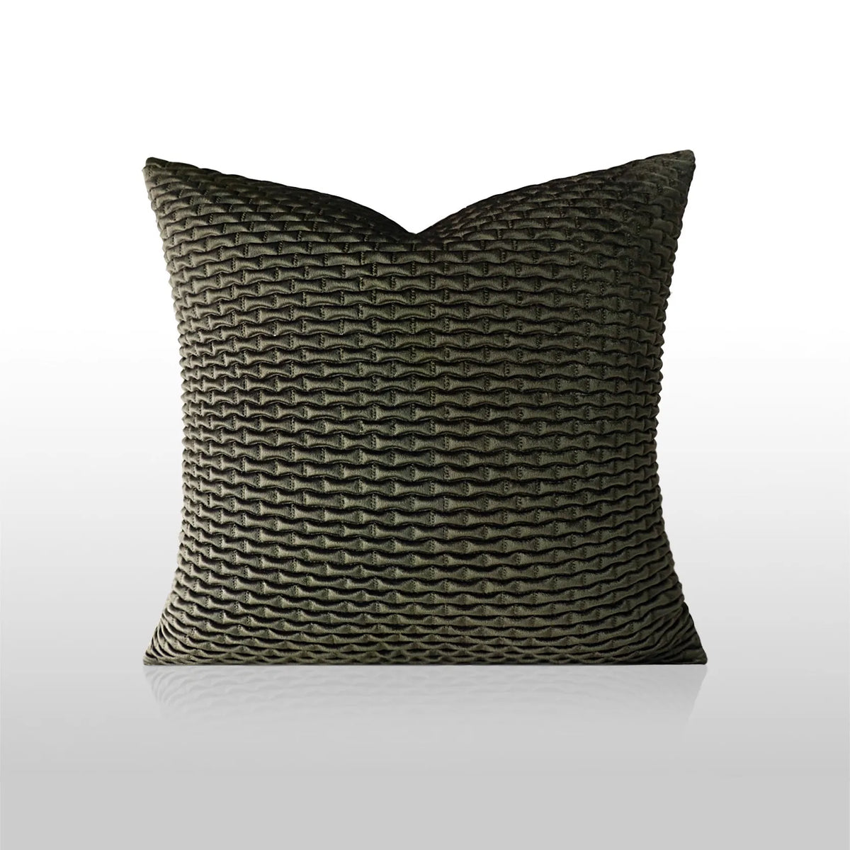 taies d'oreiller jacquard patchwork moderne rayées marron doré élégantes respectueuses environnement adhésives maison