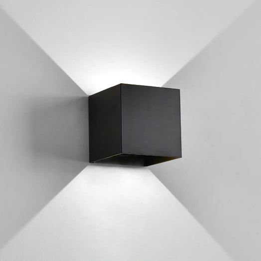 appliques murales modernes led éclairage chambre salon extérieur 120° diffusion lumière blanche jaune
