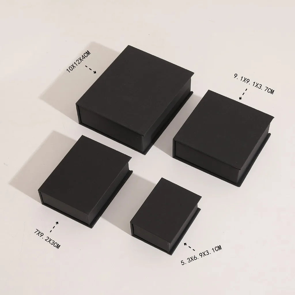 boîte bijoux carton luxe livre couvercle rabattable rangement colliers bagues