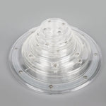 support pot transparent rotatif base ronde lazy susan plastique acrylique moderne fixations bijoux décoration