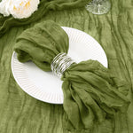 serviettes table pliées moderne vert bleu clair beige 20 pouces 20 pouces réutilisables texture