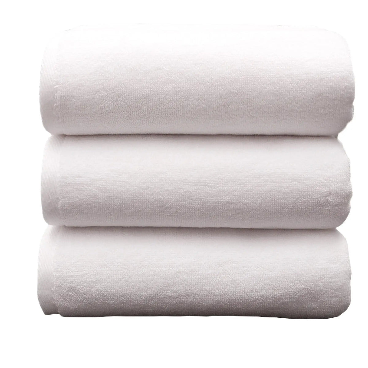 serviettes blanches coton épais absorption rapide dimension 35x75cm qualité haut gamme usage toilette texture
