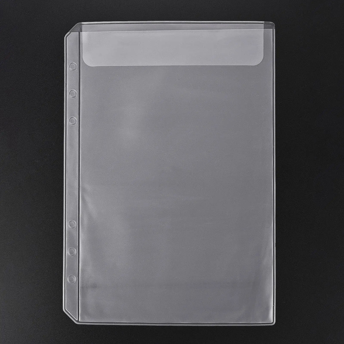 album scrapbooking pochettes transparentes anneaux métalliques rangement diy estampage modernes cartes imprimées plastique lisse
