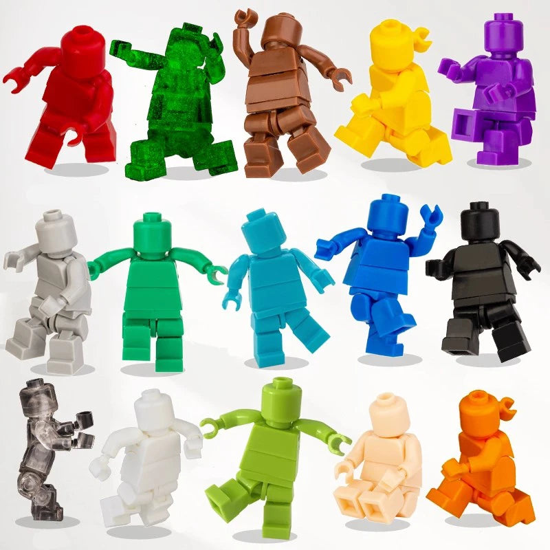 figurines lego blocs construction classiques couleurs variées collection deco moderne
