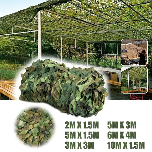 filet camouflage vert brun noir résistant eau militaire décoration fête confidentialité