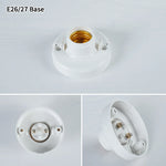socle ampoule e26 e27 blanc moderne points ancrage abs certification