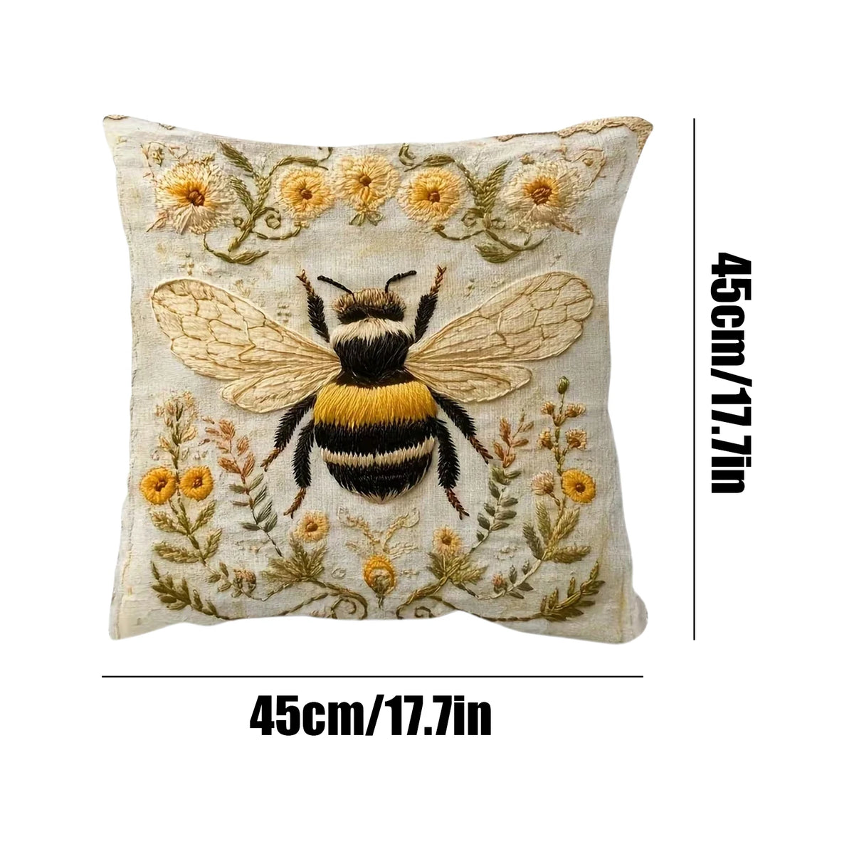 housse coussin lamas brodés fond texturé beige marron anniversaire noel décoration chambre