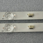 bande led blanche moderne 60cm connecteur électrique fixations invisibles aluminium