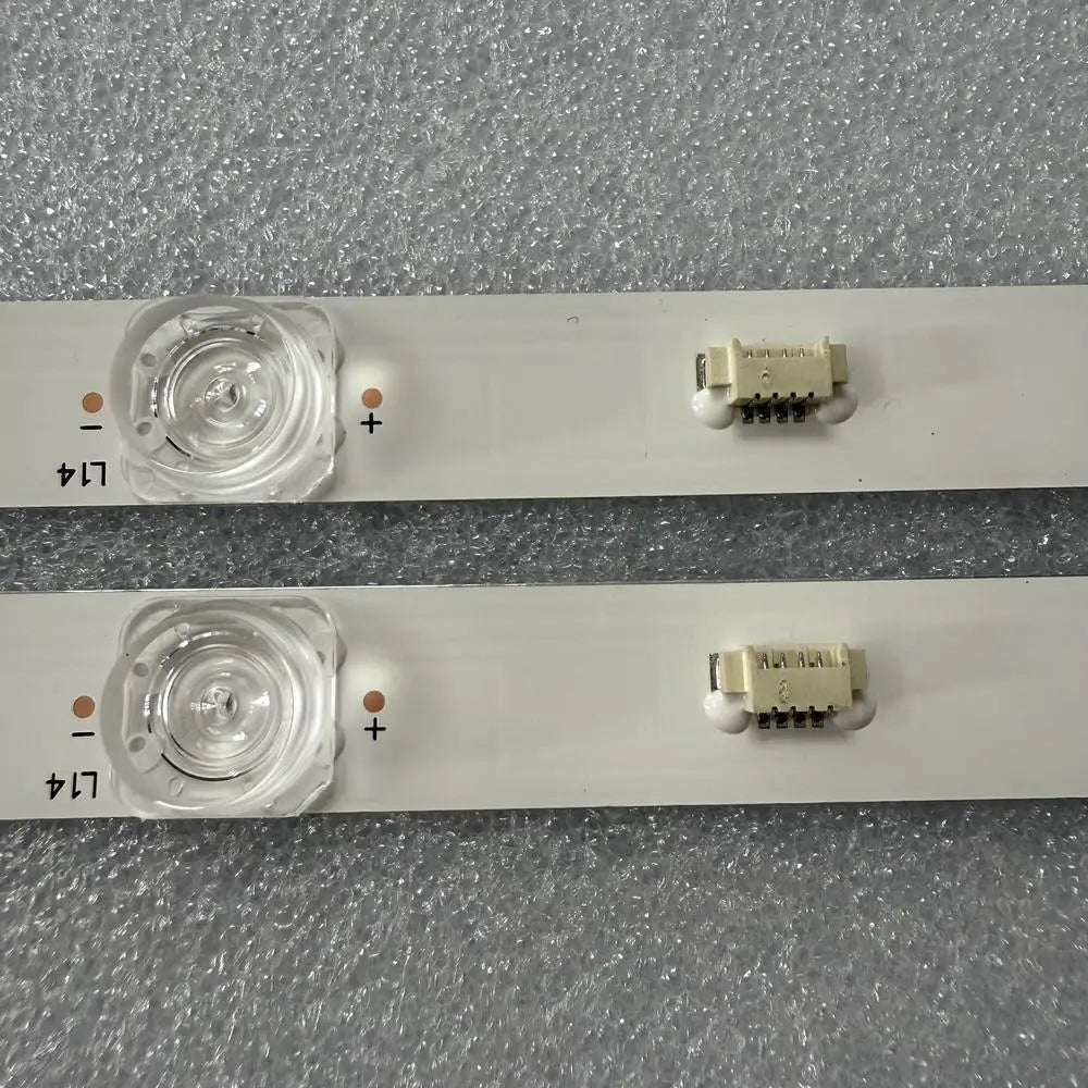 bande led blanche moderne 60cm connecteur électrique fixations invisibles aluminium