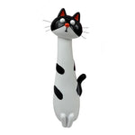vases forme chat résine noire verte blanche jaune tigré moderne motifs chat