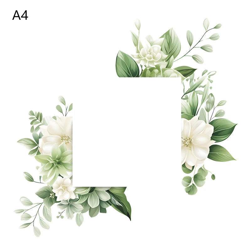 autocollants decoratifs interrupteurs motifs floraux aquarelles couleur multicolore decoratif boheme adhesifs chambre decoration