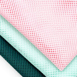 tissu polyester respirant maille fine moderne vert clair vert foncé rose clair blanc jaune
