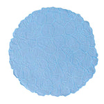 serviettes table carrées coton lin brodé motif floral rose clair vert classiques