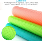 tapis réfrigérateur éva anti moisissure anti huile adhésif moderne blanc rose vert bleu porosité