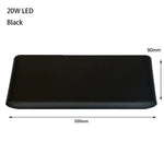 applique murale led moderne extérieure aluminium blanc noir gris étanche 24w 12w 6w