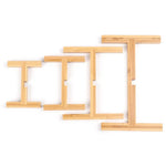 support plante bois moderne minimaliste 12.3cm 14.3cm 19.3cm 25.8cm