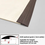 joint transition auto adhésif beige noir gris brun clair aspect bois moderne epaisseur 3cm