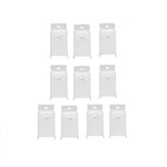 accessoires rail rideau poulies vis métalliques supports montage blanc anneaux bouclesétalement
