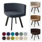 fauteuil moderne tissu carreaux polyester coton beige bleu violet rouge vert blanc orange noir
