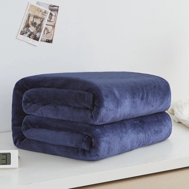 couverture velours douce canapé lit grande taille chaude moderne maison voyage