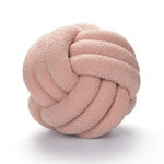 coussin rond pelucheux moderne couleur bleu marine lavable 28cm 28cm
