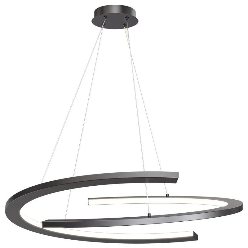 suspension lumineuse moderne gris blanc minimaliste salon chambre hôtelversible autonomependentifchaînes
