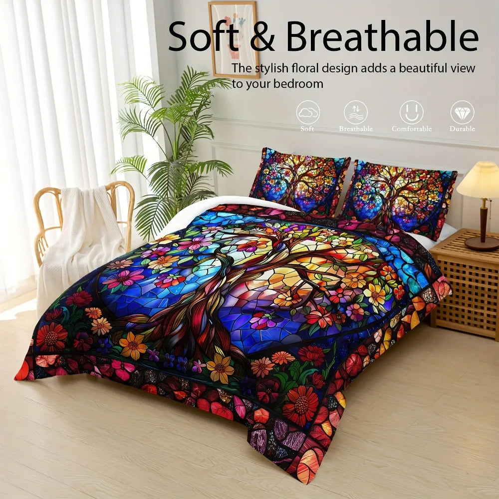 Housse de couette arbre de vie design