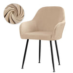 housse chaise velours moderne orange bleu beige vert rouge violette bleu marine polyestèreversible universal