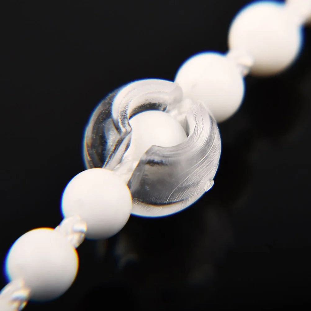 transparentes blancs texture froissée accessoire store moderne sécurité rideau clip chainnette arrêt bloque fil
