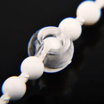 transparentes blancs texture froissée accessoire store moderne sécurité rideau clip chainnette arrêt bloque fil