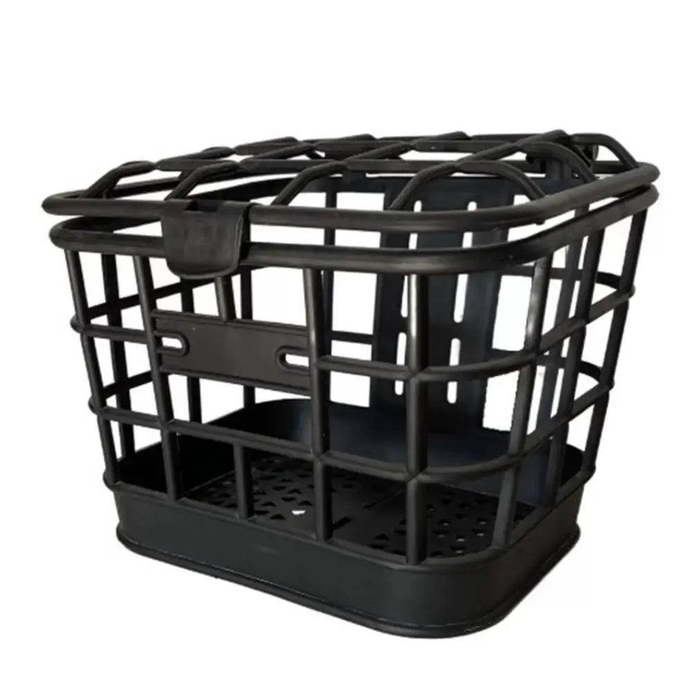 panier vélo noir sac toile ventilé clips moderne transport affaires déplacement