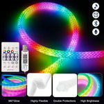 ruban led flexible multicolore maille moderne clips contrôleur distance câble usbRGBO
