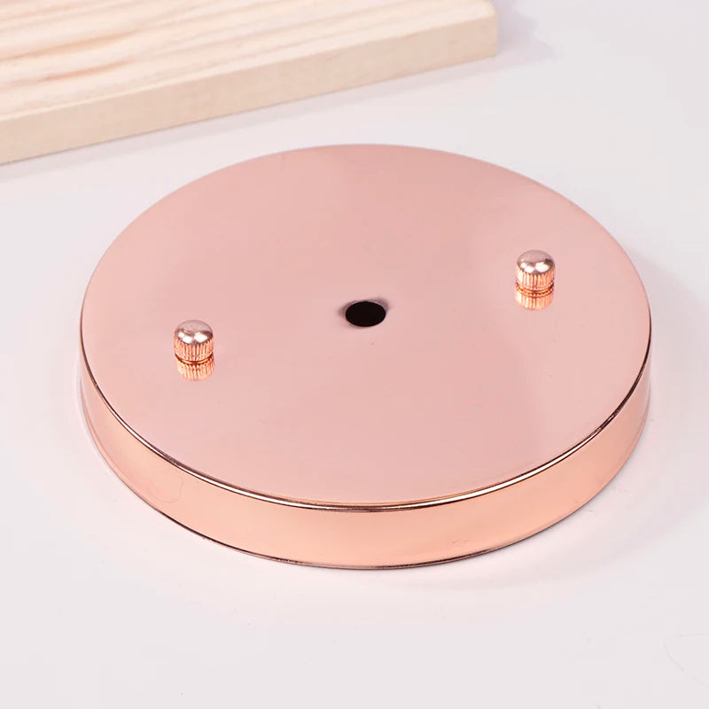 disques suspension or argent noir modernes vis 15cm